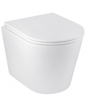 Унітаз Kroner Armada WHI513636 RIMLESS з сидінням Slim Duroplast / Soft-close / Quick relase