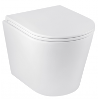 Унітаз Kroner Armada WHI513636 RIMLESS з сидінням Slim Duroplast / Soft-close / Quick relase Унітаз Kroner Armada WHI513636 RIMLESS з сидінням Slim Duroplast / Soft-close / Quick relase