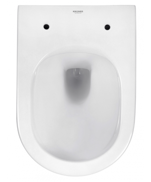 Унітаз Kroner Armada WHI513636 RIMLESS з сидінням Slim Duroplast / Soft-close / Quick relase - фото №3, у вікні