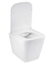 Унітаз Kroner Eifel WHI493436 RIMLESS з сидінням Slim Duroplast / Soft-close / Quick relase - фото №3