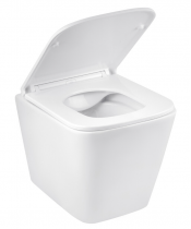 Унітаз Kroner Eifel WHI493436 RIMLESS з сидінням Slim Duroplast / Soft-close / Quick relase - фото №3, у вікні, мініатюра