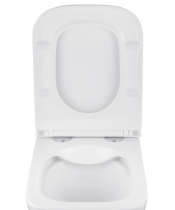 Унітаз Kroner Eifel WHI493436 RIMLESS з сидінням Slim Duroplast / Soft-close / Quick relase - фото №3, у вікні, мініатюра