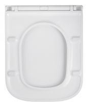 Унітаз Kroner Eifel WHI493436 RIMLESS з сидінням Slim Duroplast / Soft-close / Quick relase - фото №3, у вікні, мініатюра