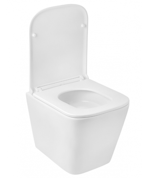Унітаз Kroner Eifel WHI493436 TORNADO з сидінням Slim Duroplast / Soft-close / Quick relase - фото №3, у вікні