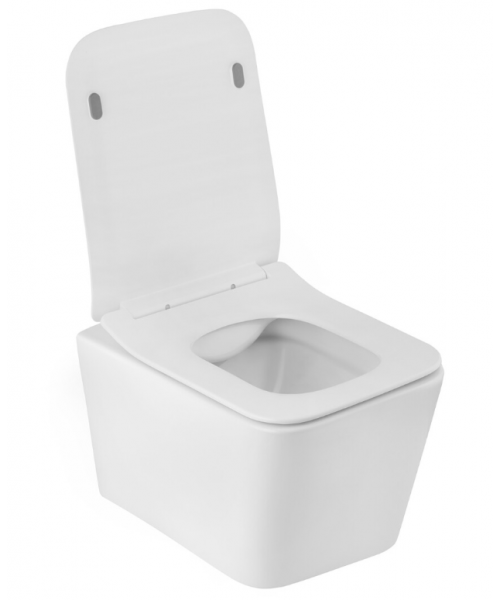 Унітаз Kroner Eifel WHI523629 RIMLESS з сидінням Slim Duroplast / Soft-close / Quick relase - фото №3, у вікні