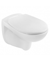 Унітаз Kroner KRP - A534UF RIMLESS з сидінням Slim Duroplast / Soft-close / Quick relase