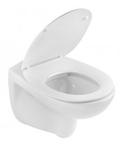 Унітаз Kroner KRP - A534UF RIMLESS з сидінням Slim Duroplast / Soft-close / Quick relase - фото №3, у вікні, мініатюра