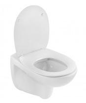 Унітаз Kroner Oker WHI533536 RIMLESS з сидінням Slim Duroplast / Soft-close / Quick relase - фото №3