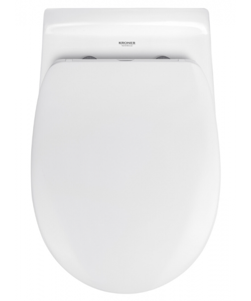 Унітаз Kroner Oker WHI533536 RIMLESS з сидінням Slim Duroplast / Soft-close / Quick relase - фото №3, у вікні
