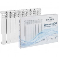 Біметалевий радіатор Kroner Serene 500М 500х80х96 мм