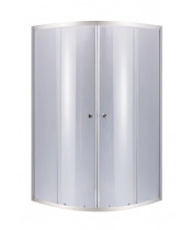 Душевая кабина Lidz Latwa SC80x80.SAT.MID.GR (полукруглая)