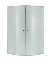 Душова кабіна Lidz LATWA SC80x80.SAT.HIGH.FR (напівкругла)