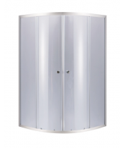 Душова кабіна Lidz LATWA SC90x90.SAT.HIGH.GR (напівкругла)