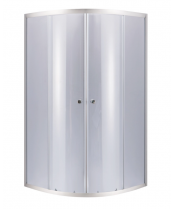 Душова кабіна Lidz LATWA SC90x90.SAT.LOW.GR (напівкругла)