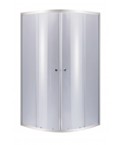 Душова кабіна Lidz LATWA SC80x80.SAT.LOW.GR (напівкругла)