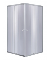 Душова кабіна Lidz WAWEL SC80x80.SAT.LOW.GR (квадратна)