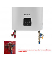Бойлер MIXXUS EWH-10050 FLAT DRY 50 л, сухий ТЕН 2 кВт - фото №3, у вікні, мініатюра