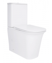 Унитаз Qtap Nando QT12221222AW Rimless с сиденьем Slim Duroplast / Soft-close / Quick Release 