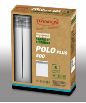 Алюминиевые радиаторы Polo plus 500 (Tianrun) - фото №3, в окне, миниатюра
