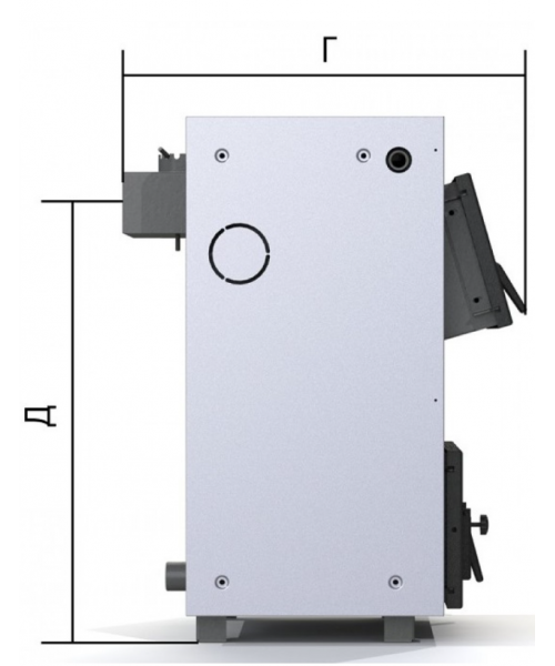 Твердотопливный котел Protech Эконом ТТ-18с - фото №3, в окне