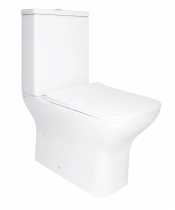 Унитаз Qtap Aries QT03228302W Rimless с сиденьем Slim Duroplast / Soft-close / Quick Release 