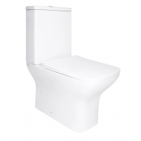 Унітаз Qtap Aries QT03228302W Rimless з сидінням Slim Duroplast / Soft-close / Quick Release Унітаз Qtap Aries QT03228302W Rimless з сидінням Slim Duroplast / Soft-close / Quick Release