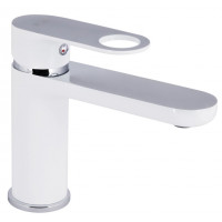 Смеситель для умывальника Q-Tap Jay QTJAY270CRW45551 Chrome/White Смеситель для умывальника Q-Tap Jay QTJAY270CRW45551 Chrome/White