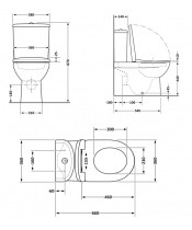 Унитаз Qtap Robin New QT13226083AW Ultra Quiet с сиденьем Slim Duroplast / Soft-close / Quick Release  - фото №3, в окне, миниатюра