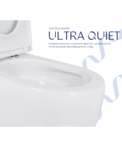 Унитаз Qtap Robin New QT13226083AW Ultra Quiet с сиденьем Slim Duroplast / Soft-close / Quick Release  - фото №2