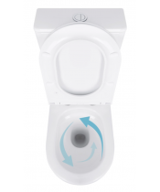 Унитаз Qtap Robin New QT13226083AW Ultra Quiet с сиденьем Slim Duroplast / Soft-close / Quick Release  - фото №3, в окне, миниатюра