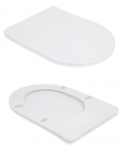Унитаз Qtap Robin New QT13226083AW Ultra Quiet с сиденьем Slim Duroplast / Soft-close / Quick Release  - фото №3, в окне, миниатюра