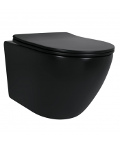 Унитаз Qtap Robin New QT13332381АSMB Ultra Quiet с сиденьем Slim Duroplast / Soft-close / Quick Release