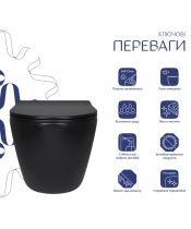 Унитаз Qtap Robin New QT13332381АSMB Ultra Quiet с сиденьем Slim Duroplast / Soft-close / Quick Release - фото №3, в окне, миниатюра