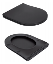Унитаз Qtap Robin New QT13332381АSMB Ultra Quiet с сиденьем Slim Duroplast / Soft-close / Quick Release - фото №2