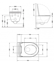 Унитаз Qtap Robin QT13332381АSW Ultra Quiet с сиденьем Slim Duroplast / Soft-close / Quick Release - фото №3, в окне, миниатюра