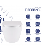 Унитаз Qtap Robin QT13332381АSW Ultra Quiet с сиденьем Slim Duroplast / Soft-close / Quick Release - фото №3, в окне, миниатюра