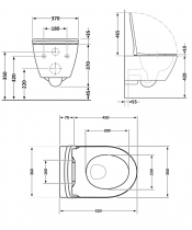 Унитаз Qtap Robin QT13332381AW Ultra Quiet с сиденьем Slim Duroplast / Soft-close / Quick Release - фото №3, в окне, миниатюра
