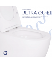 Унитаз Qtap Robin QT13332381AW Ultra Quiet с сиденьем Slim Duroplast / Soft-close / Quick Release - фото №3