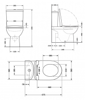 Унитаз Qtap Scorpio QT14222125AUQW Ultra Quiet с сиденьем Slim Duroplast / Soft-close / Quick Release  - фото №3, в окне, миниатюра