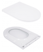 Унитаз Qtap Scorpio QT14222125AUQW Ultra Quiet с сиденьем Slim Duroplast / Soft-close / Quick Release  - фото №3