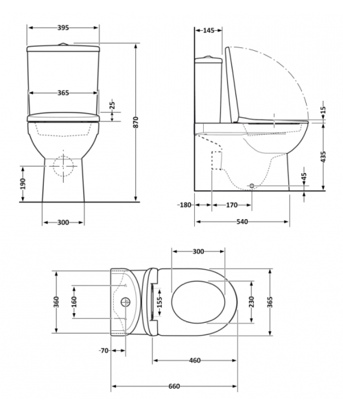 Унитаз Qtap Scorpio QT14226088AMB Ultra Quiet с сиденьем Slim Duroplast / Soft-close / Quick Release  - фото №3, в окне