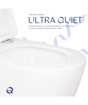 Унитаз Qtap Scorpio QT14332380AW Ultra Quiet с сиденьем Slim Duroplast / Soft-close / Quick Release - фото №3, в окне, миниатюра