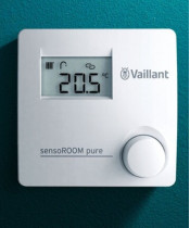 Vaillant sensoROOM pure VRT 50/2 терморегулятор температуры по температуре воздуха в помещении - фото №1