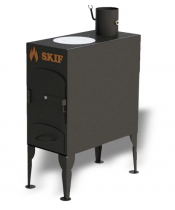 Печь дровяная буржуйка Скиф 50 с варочной плитой - фото №2