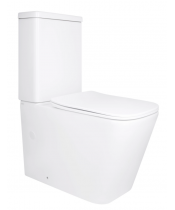 Унитаз Qtap Stenava QT27228303W Rimless с сиденьем Slim Duroplast / Soft-close / Quick Release 