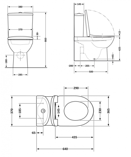 Унитаз Qtap Swan QT16222182TW Ultra Quiet с сиденьем Slim Duroplast / Soft-close / Quick Release  - фото №3, в окне