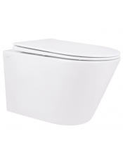 Унитаз Qtap Swan QT16335178W Rimless с сиденьем Slim Duroplast / Soft-close / Quick Release