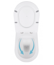 Унитаз Qtap Swan QT16335178W Rimless с сиденьем Slim Duroplast / Soft-close / Quick Release - фото №3, в окне, миниатюра