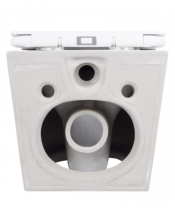 Унитаз Qtap Swan QT16335178W Rimless с сиденьем Slim Duroplast / Soft-close / Quick Release - фото №3, в окне, миниатюра