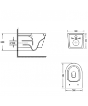 Унитаз Qtap Swan QT16335180W Ultra Quiet с сиденьем Slim Duroplast / Soft-close / Quick Release - фото №3, в окне, миниатюра